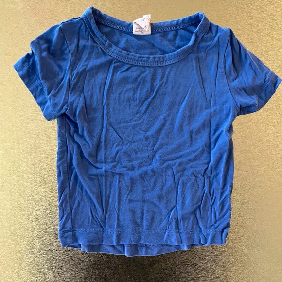 EUC Kate Quinn Blue Short-Sleeved Shirt (3-6 Mos) - Picture 1 of 3